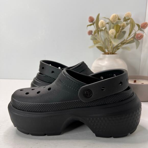 Crocs Stomp Clog Sandal Platform Black Women’s 7/Men's 5 NWT - Picture 5 of 10